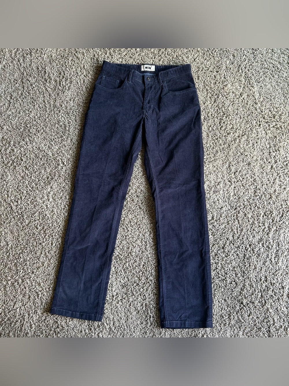 NWT Joseph Abboud Corduroy Pants Mens 32x31 Midnight Blue Casual Cotton Trousers